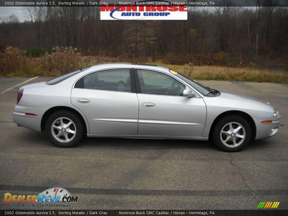 2002 Oldsmobile Aurora 3.5 Sterling Metallic / Dark Gray Photo #1