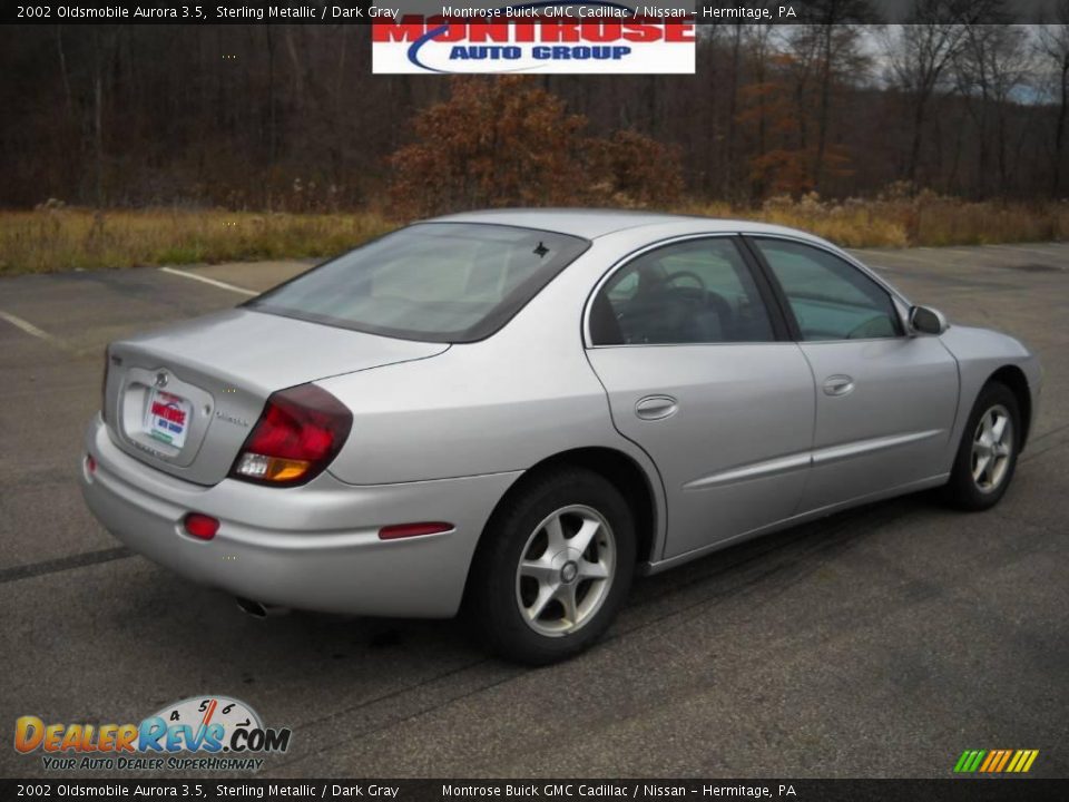 2002 Oldsmobile Aurora 3.5 Sterling Metallic / Dark Gray Photo #2