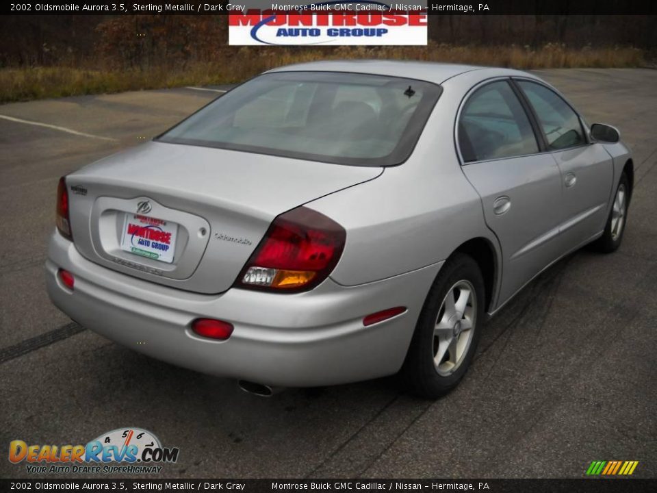 2002 Oldsmobile Aurora 3.5 Sterling Metallic / Dark Gray Photo #3