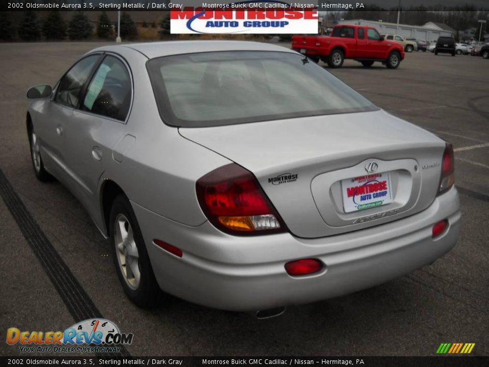 2002 Oldsmobile Aurora 3.5 Sterling Metallic / Dark Gray Photo #5