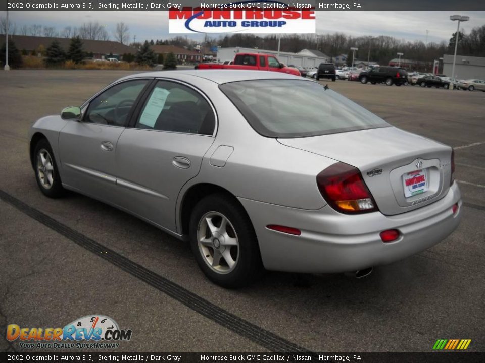 2002 Oldsmobile Aurora 3.5 Sterling Metallic / Dark Gray Photo #6