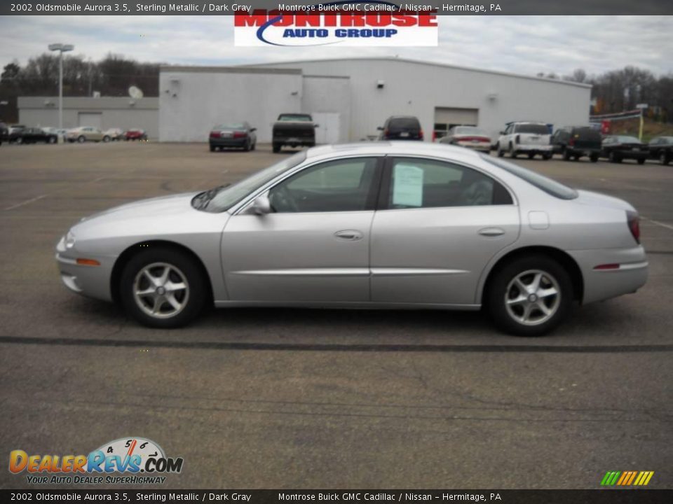 2002 Oldsmobile Aurora 3.5 Sterling Metallic / Dark Gray Photo #7