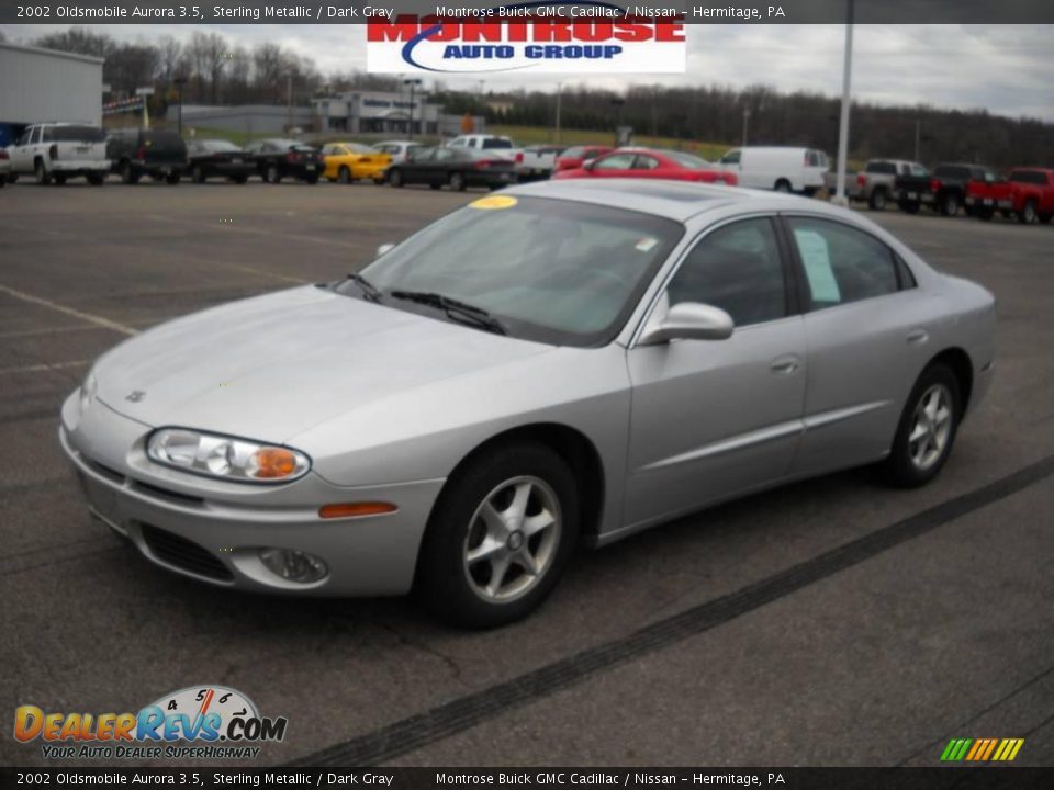 2002 Oldsmobile Aurora 3.5 Sterling Metallic / Dark Gray Photo #20