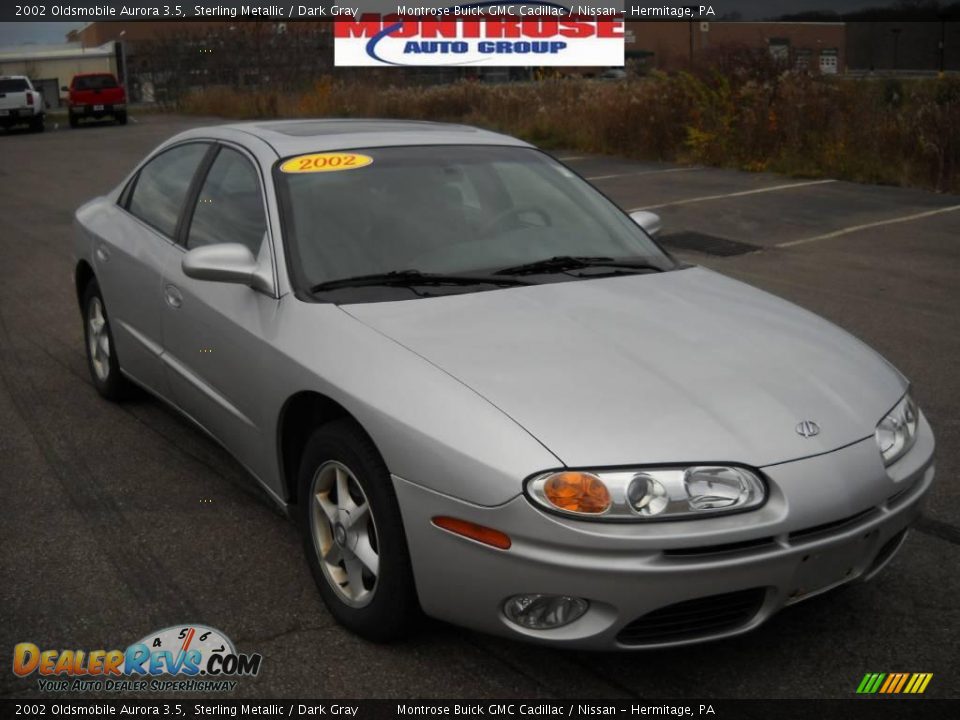 2002 Oldsmobile Aurora 3.5 Sterling Metallic / Dark Gray Photo #23
