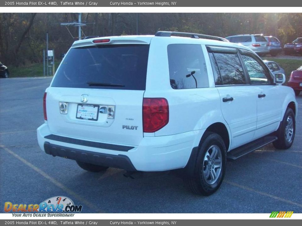 2005 Honda Pilot EX-L 4WD Taffeta White / Gray Photo #2