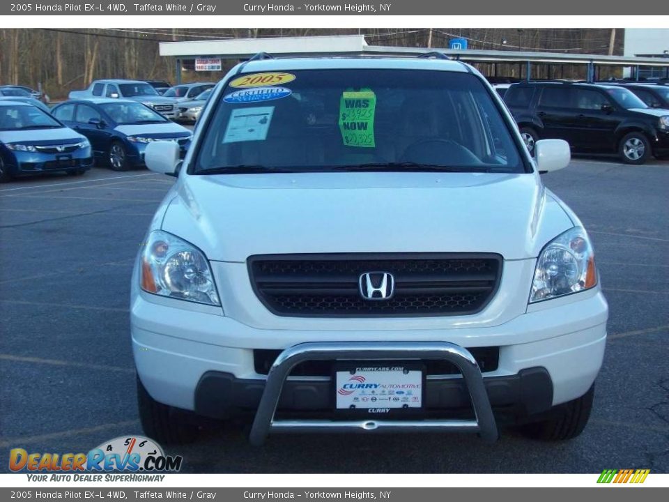 2005 Honda Pilot EX-L 4WD Taffeta White / Gray Photo #3