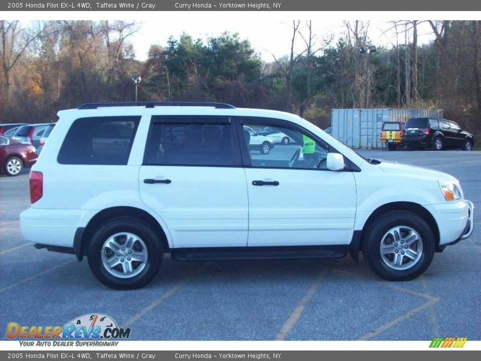 2005 Honda Pilot EX-L 4WD Taffeta White / Gray Photo #20