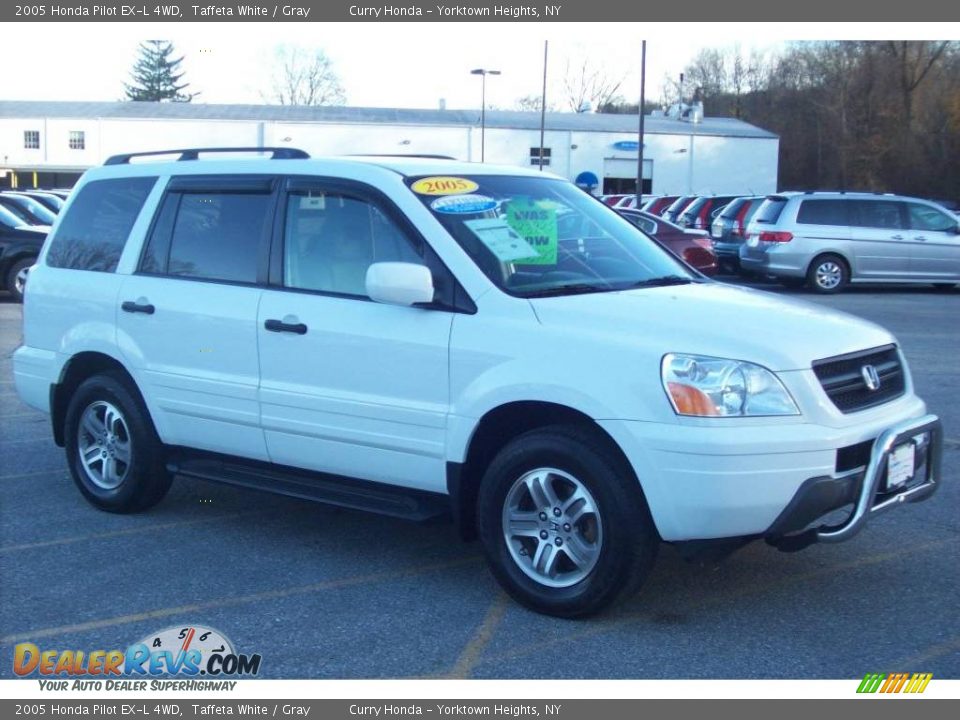 2005 Honda Pilot EX-L 4WD Taffeta White / Gray Photo #21