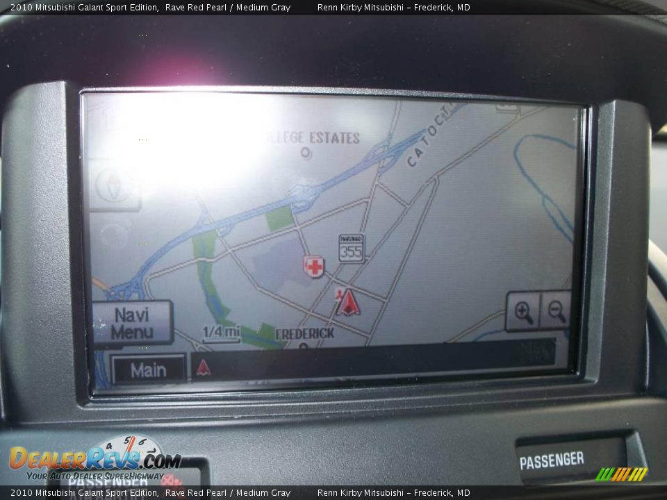 2010 Mitsubishi Galant Sport Edition Rave Red Pearl / Medium Gray Photo #10