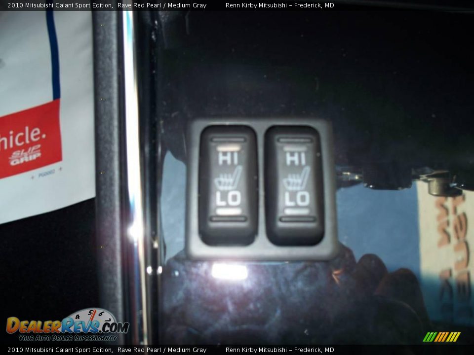 2010 Mitsubishi Galant Sport Edition Rave Red Pearl / Medium Gray Photo #16