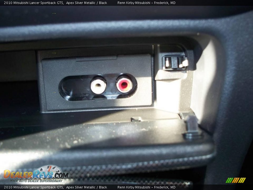 2010 Mitsubishi Lancer Sportback GTS Apex Silver Metallic / Black Photo #13