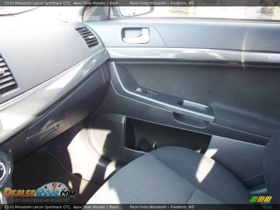 2010 Mitsubishi Lancer Sportback GTS Apex Silver Metallic / Black Photo #15