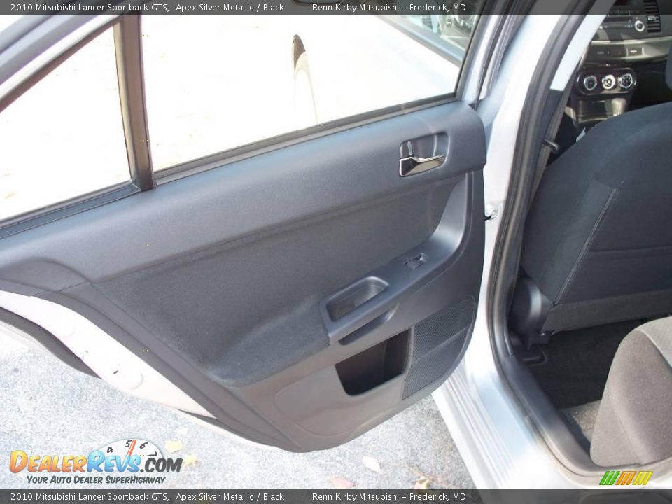 2010 Mitsubishi Lancer Sportback GTS Apex Silver Metallic / Black Photo #16