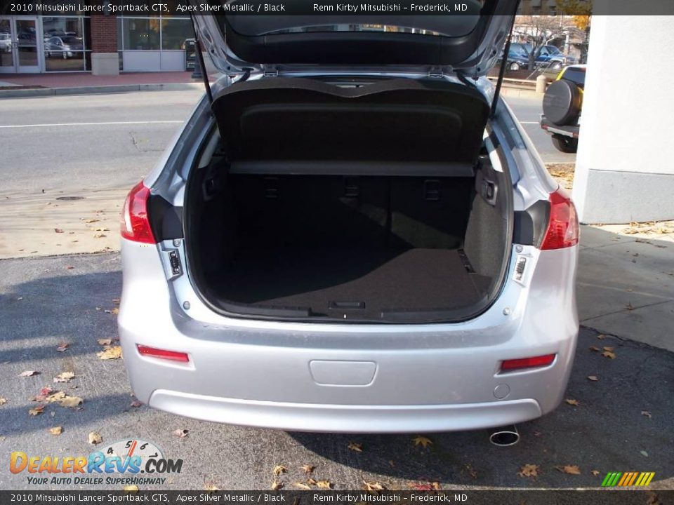 2010 Mitsubishi Lancer Sportback GTS Apex Silver Metallic / Black Photo #18