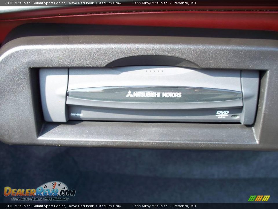 2010 Mitsubishi Galant Sport Edition Rave Red Pearl / Medium Gray Photo #26