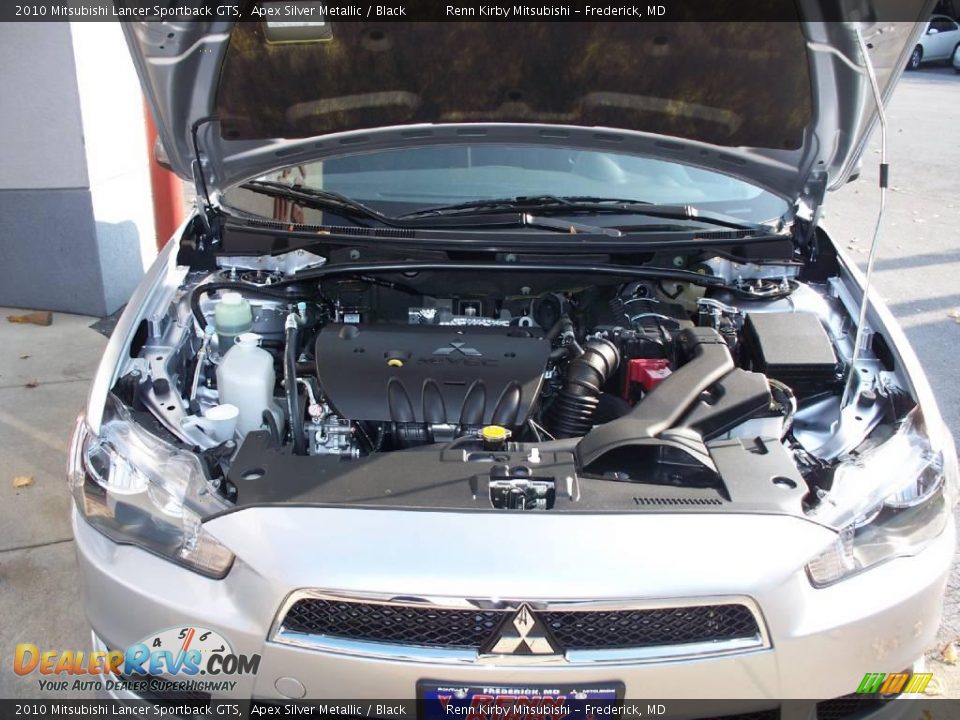 2010 Mitsubishi Lancer Sportback GTS Apex Silver Metallic / Black Photo #22