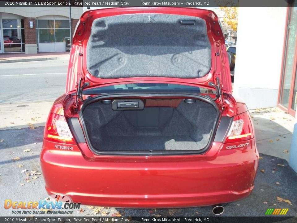 2010 Mitsubishi Galant Sport Edition Rave Red Pearl / Medium Gray Photo #27