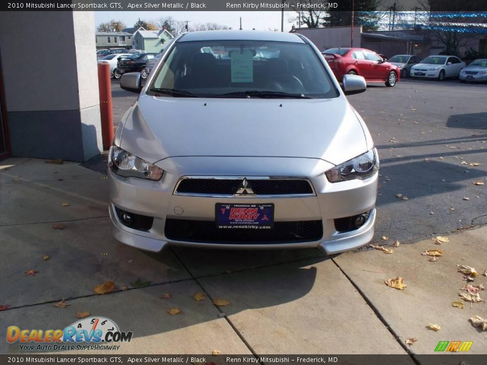 2010 Mitsubishi Lancer Sportback GTS Apex Silver Metallic / Black Photo #25