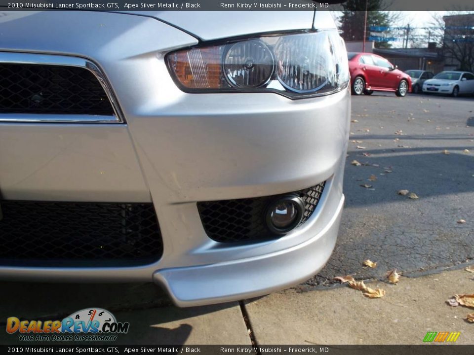 2010 Mitsubishi Lancer Sportback GTS Apex Silver Metallic / Black Photo #26