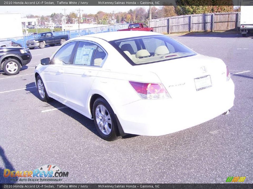 2010 Honda Accord LX-P Sedan Taffeta White / Ivory Photo #2