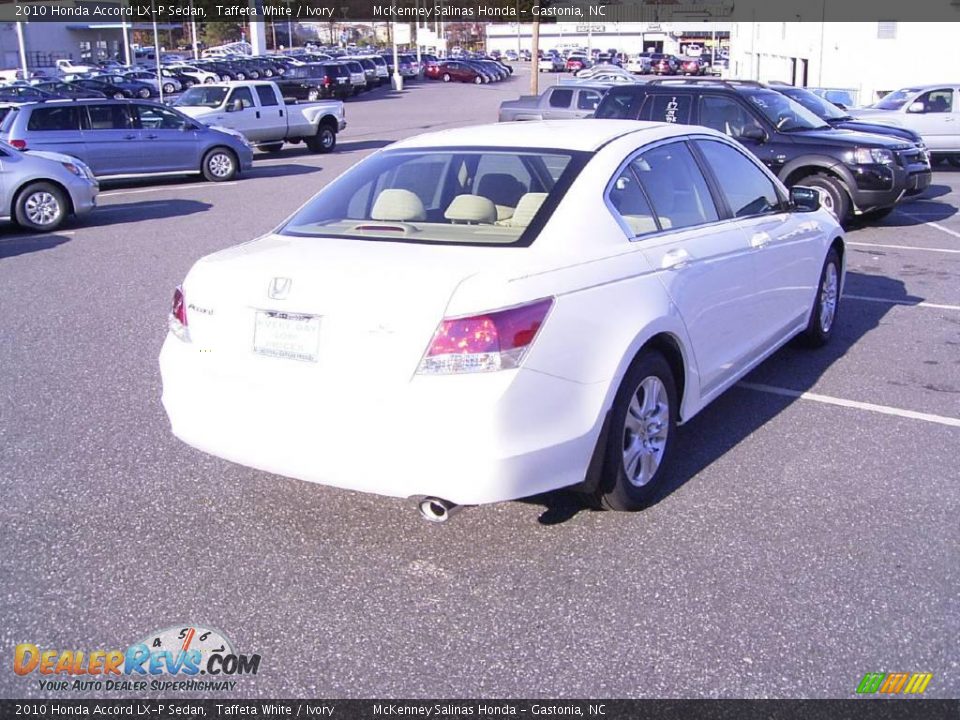 2010 Honda Accord LX-P Sedan Taffeta White / Ivory Photo #4