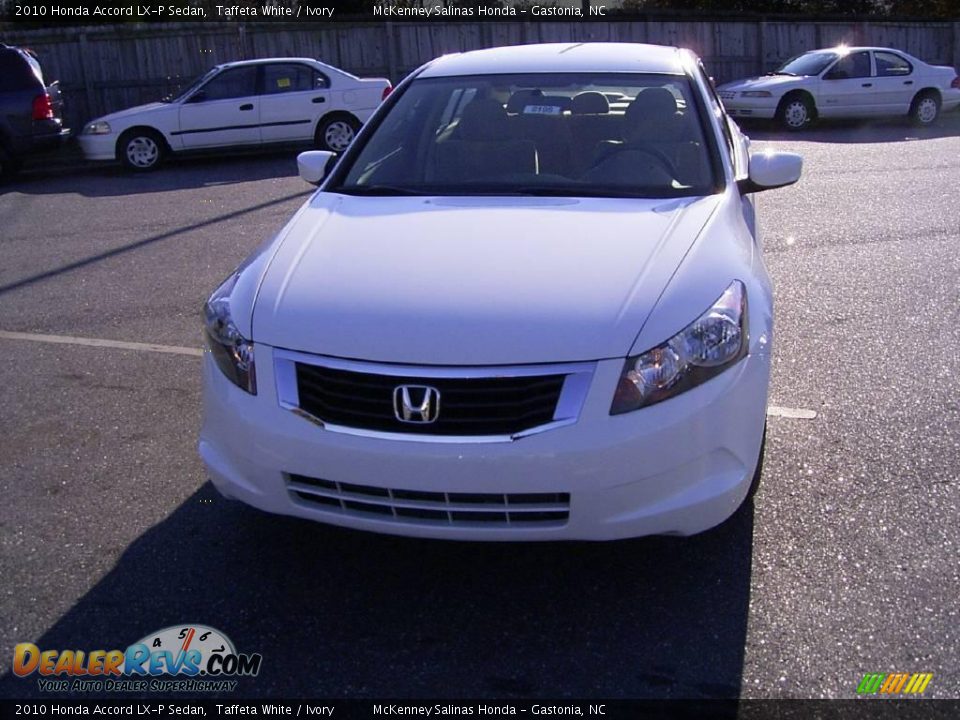 2010 Honda Accord LX-P Sedan Taffeta White / Ivory Photo #6