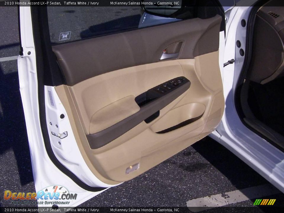2010 Honda Accord LX-P Sedan Taffeta White / Ivory Photo #7
