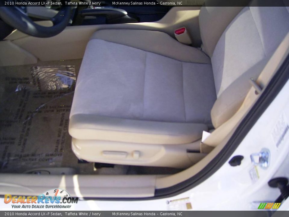 2010 Honda Accord LX-P Sedan Taffeta White / Ivory Photo #8