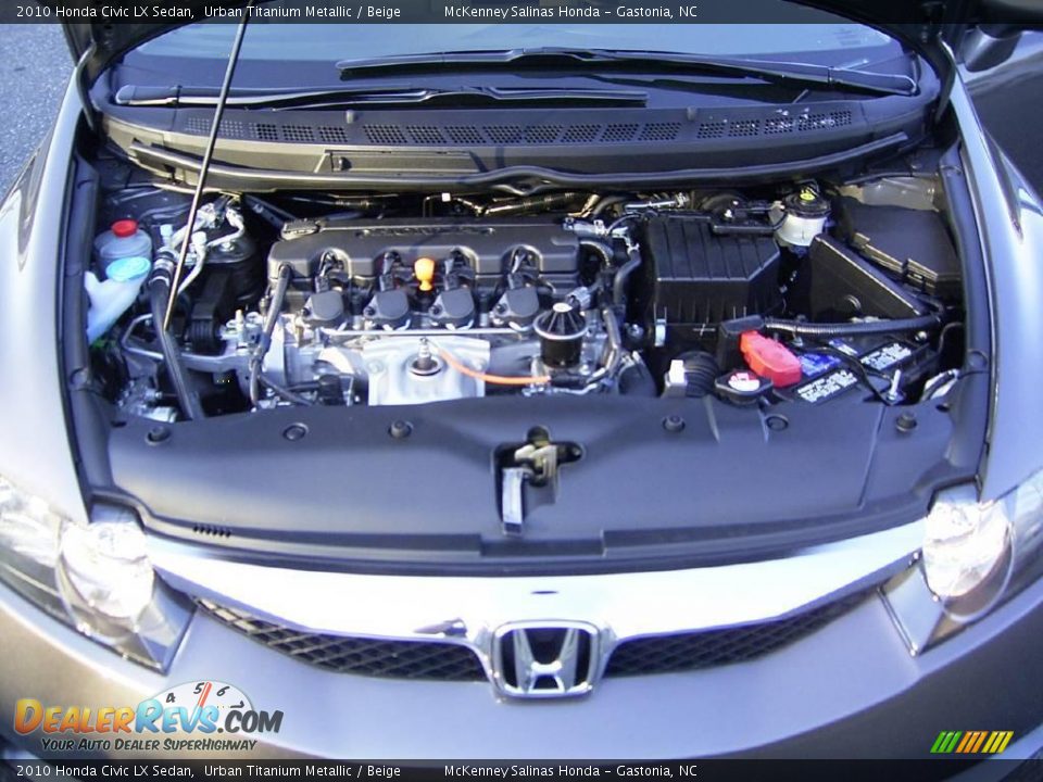 2010 Honda Civic LX Sedan Urban Titanium Metallic / Beige Photo #21