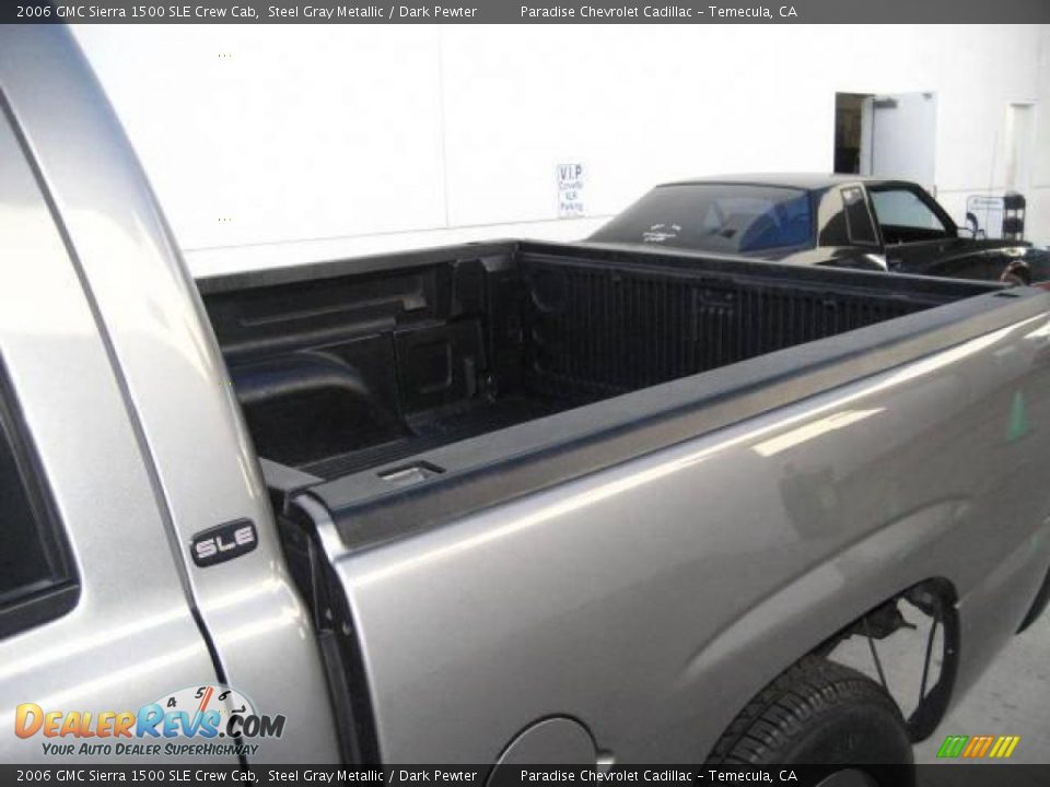 2006 GMC Sierra 1500 SLE Crew Cab Steel Gray Metallic / Dark Pewter Photo #4