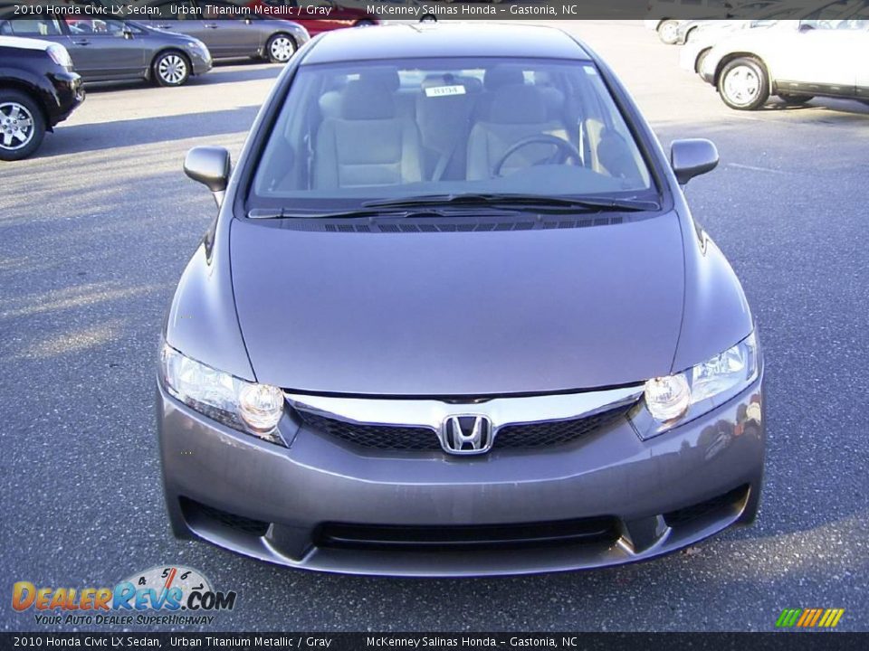 2010 Honda Civic LX Sedan Urban Titanium Metallic / Gray Photo #6