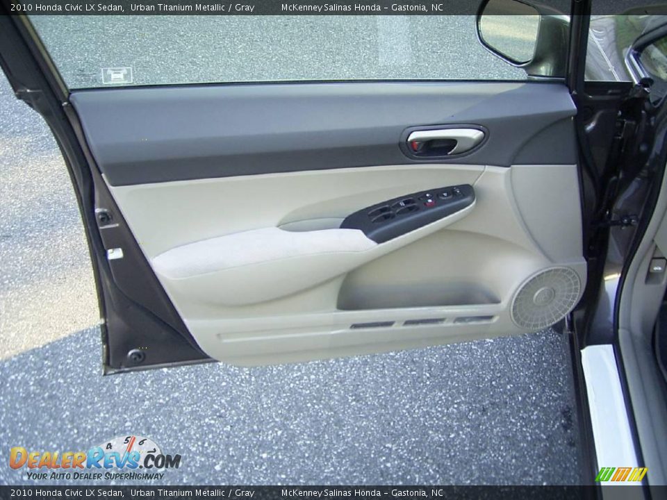 2010 Honda Civic LX Sedan Urban Titanium Metallic / Gray Photo #7