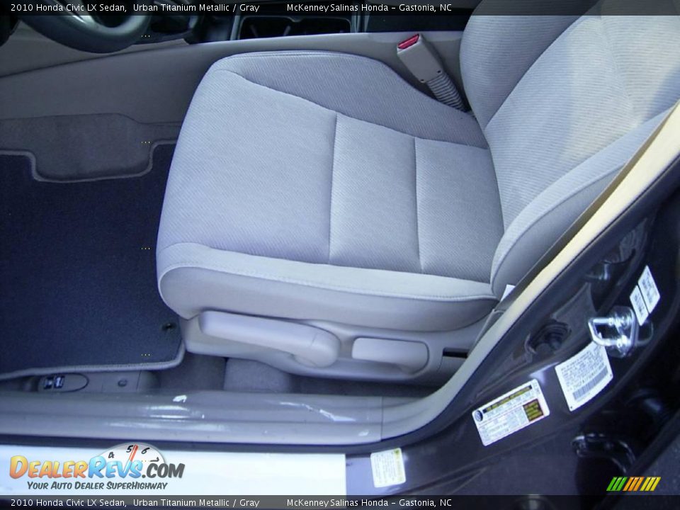 2010 Honda Civic LX Sedan Urban Titanium Metallic / Gray Photo #8