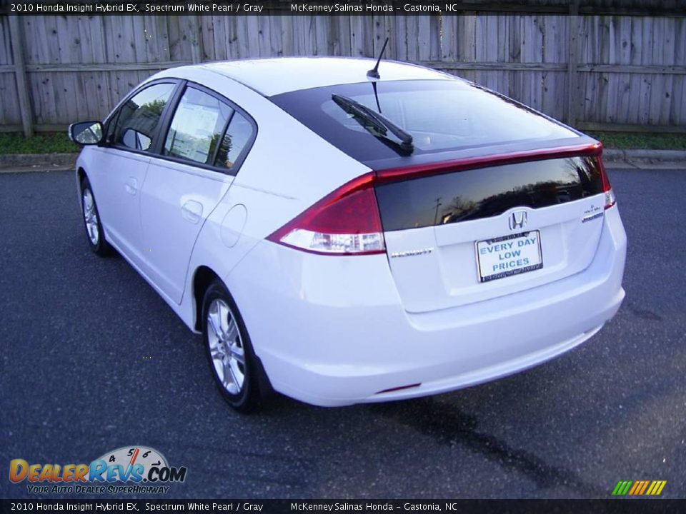 2010 Honda Insight Hybrid EX Spectrum White Pearl / Gray Photo #2