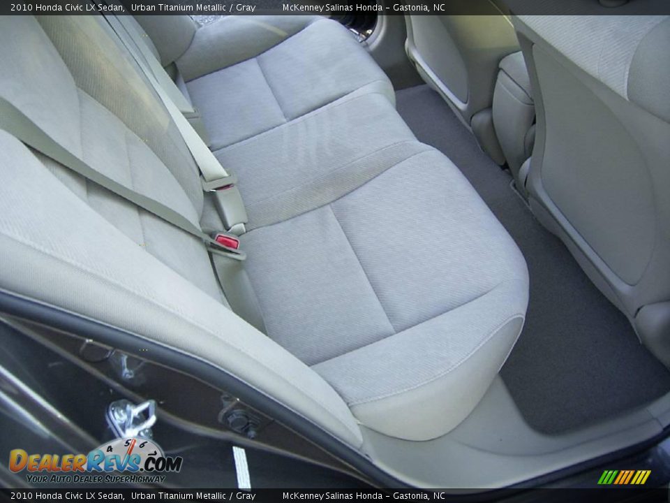 2010 Honda Civic LX Sedan Urban Titanium Metallic / Gray Photo #14