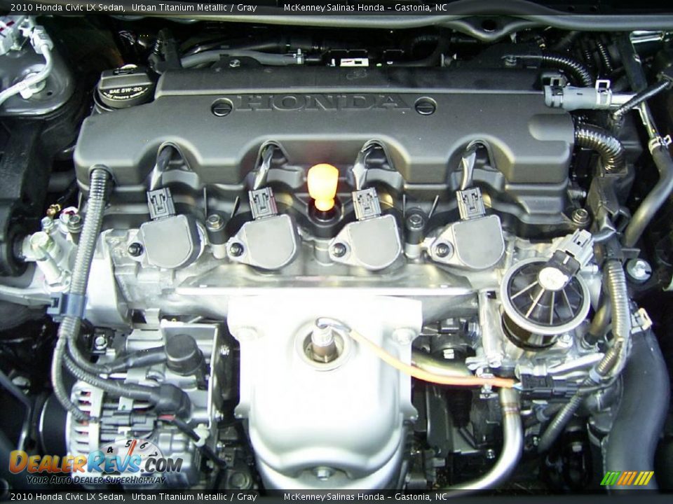 2010 Honda Civic LX Sedan Urban Titanium Metallic / Gray Photo #21