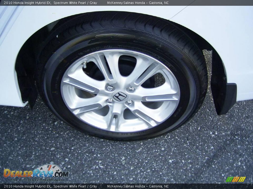 2010 Honda Insight Hybrid EX Spectrum White Pearl / Gray Photo #13