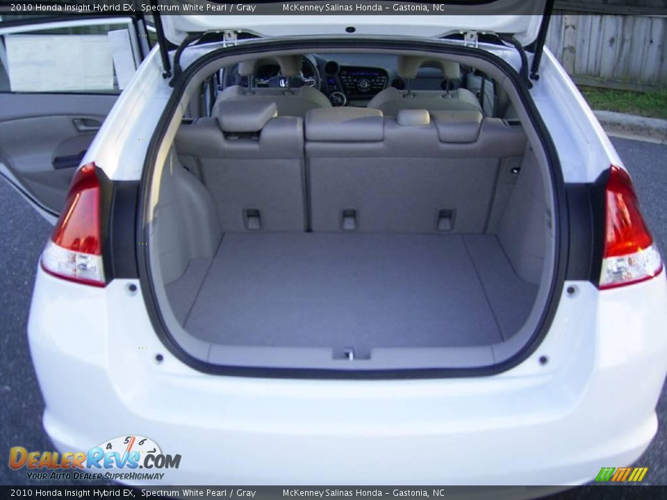 2010 Honda Insight Hybrid EX Spectrum White Pearl / Gray Photo #14