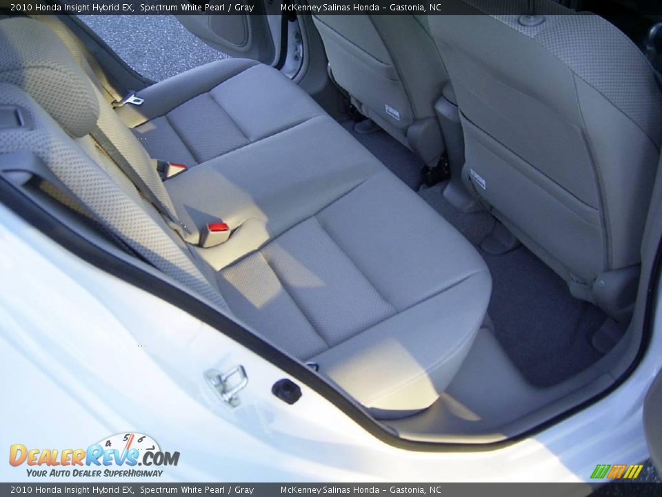 2010 Honda Insight Hybrid EX Spectrum White Pearl / Gray Photo #15