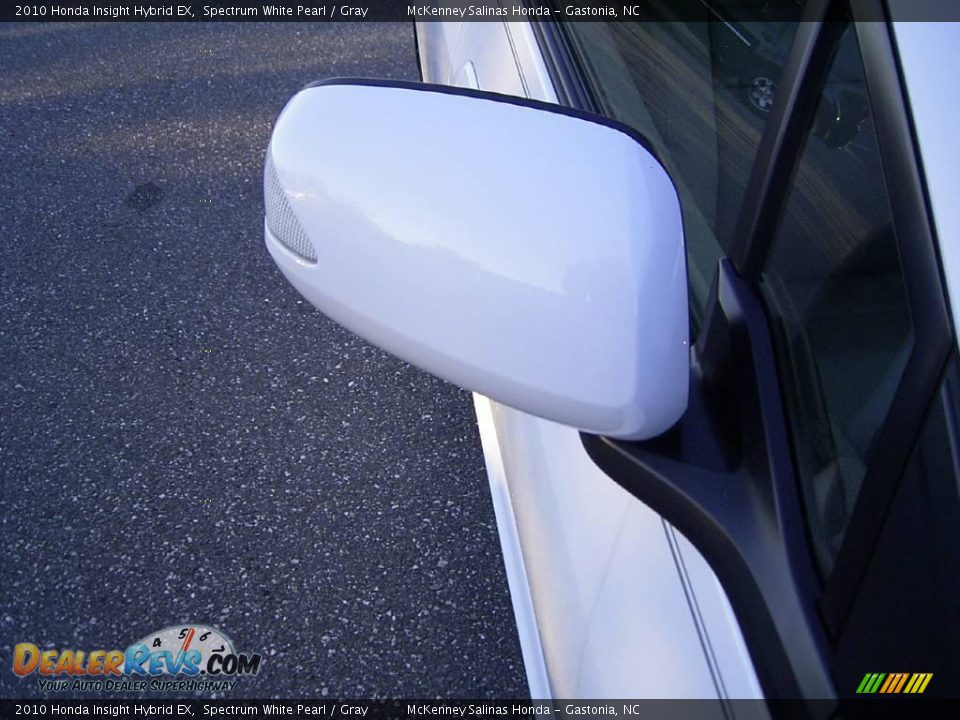 2010 Honda Insight Hybrid EX Spectrum White Pearl / Gray Photo #21