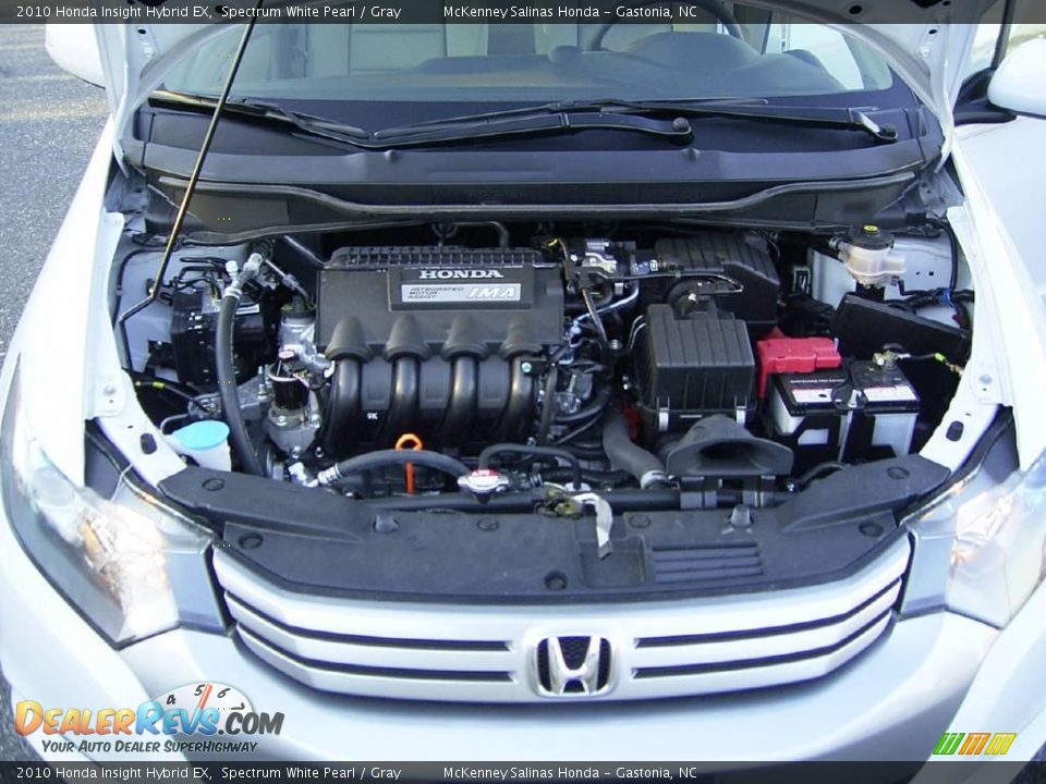 2010 Honda Insight Hybrid EX Spectrum White Pearl / Gray Photo #22