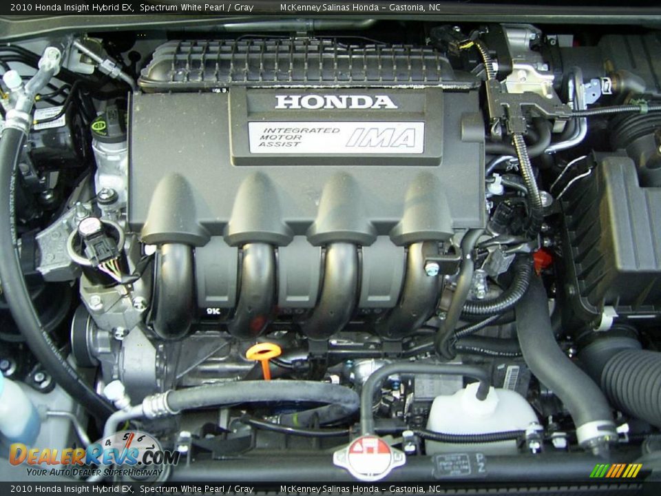 2010 Honda Insight Hybrid EX Spectrum White Pearl / Gray Photo #23