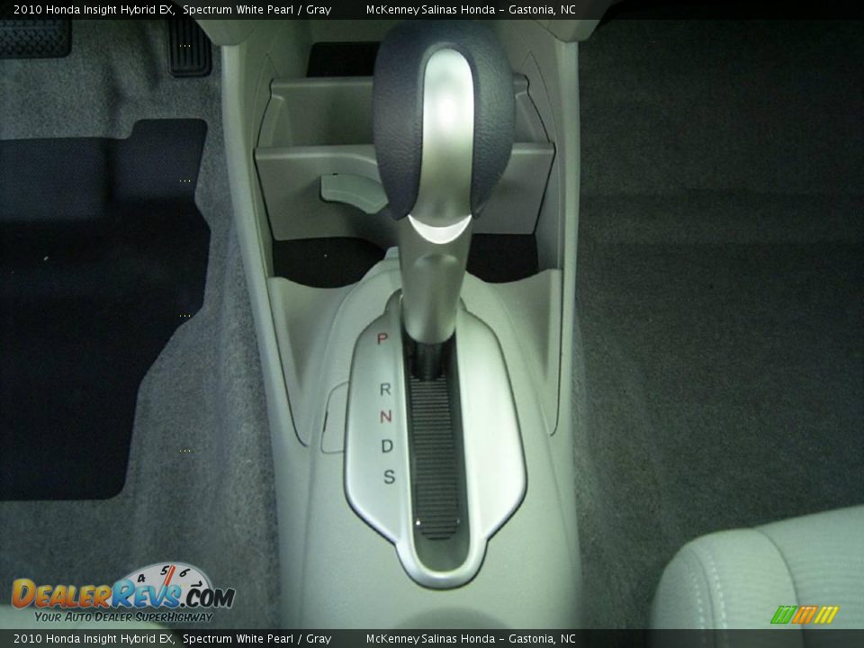 2010 Honda Insight Hybrid EX Spectrum White Pearl / Gray Photo #27