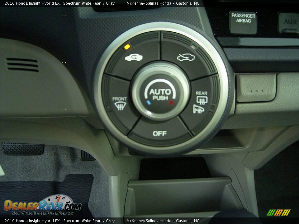 2010 Honda Insight Hybrid EX Spectrum White Pearl / Gray Photo #29