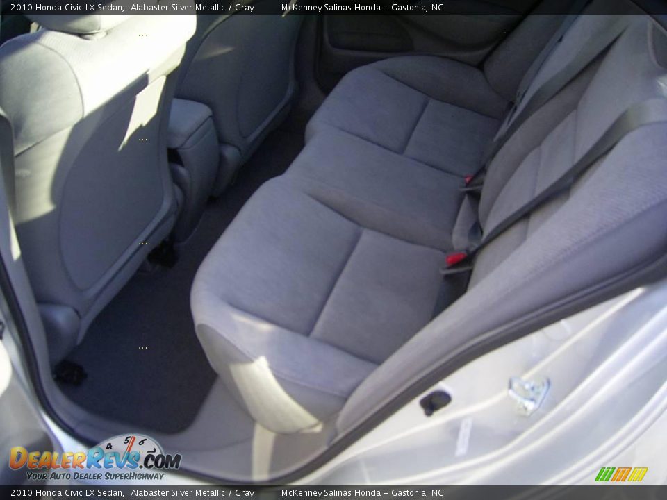 2010 Honda Civic LX Sedan Alabaster Silver Metallic / Gray Photo #13