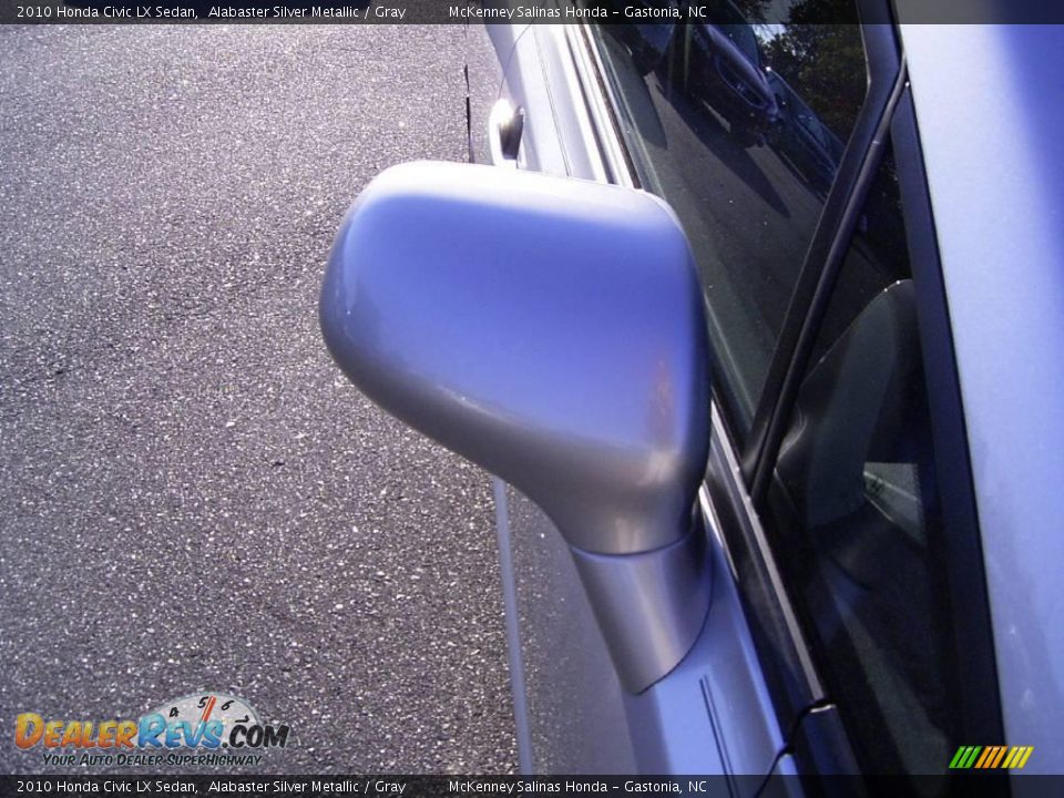 2010 Honda Civic LX Sedan Alabaster Silver Metallic / Gray Photo #21