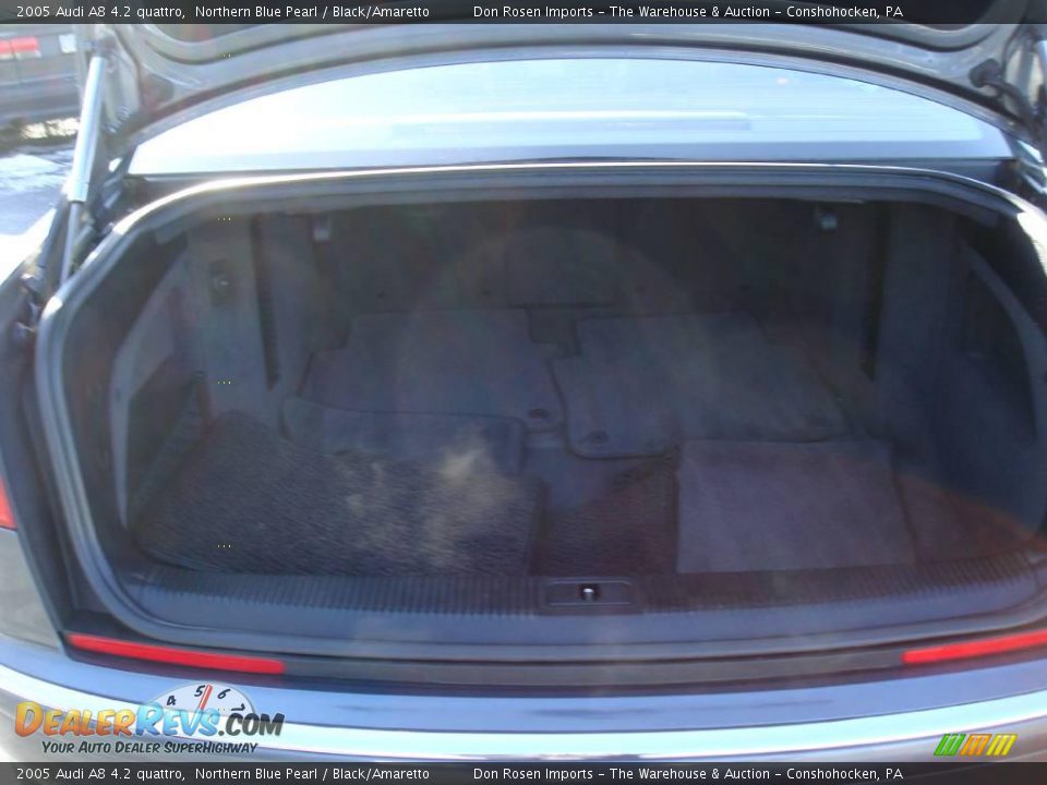 2005 Audi A8 4.2 quattro Northern Blue Pearl / Black/Amaretto Photo #17
