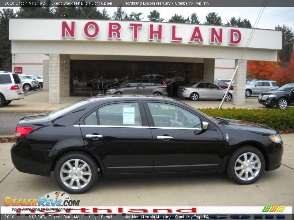 2010 Lincoln MKZ FWD Tuxedo Black Metallic / Light Camel Photo #1