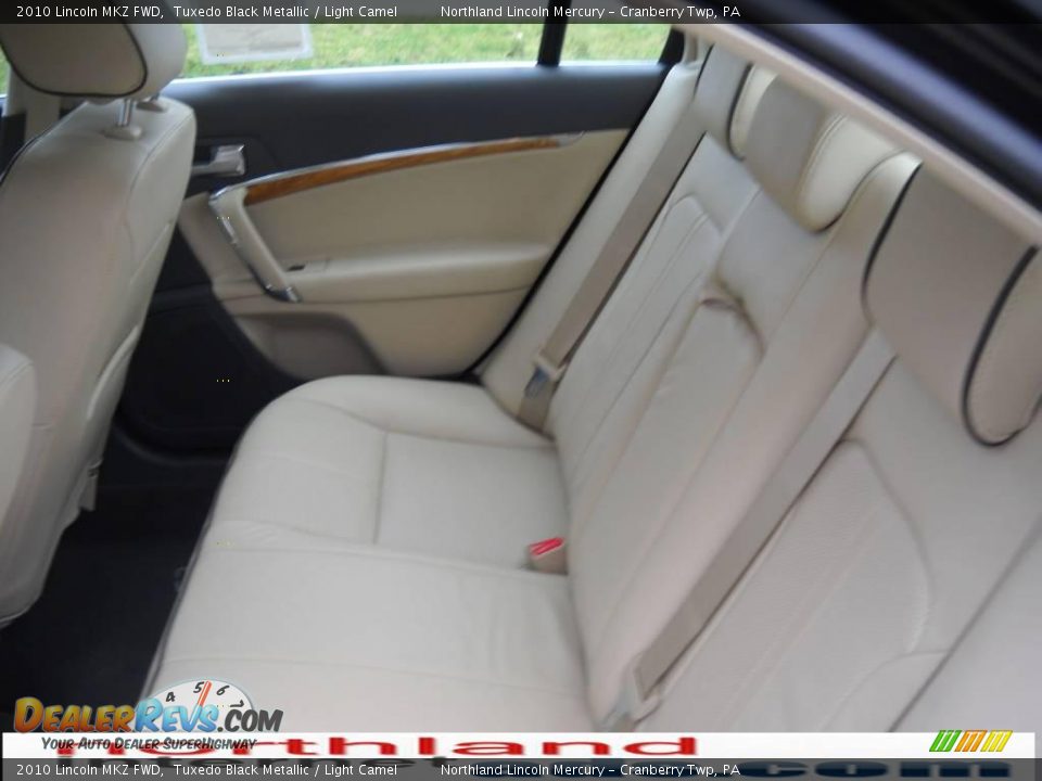 2010 Lincoln MKZ FWD Tuxedo Black Metallic / Light Camel Photo #11