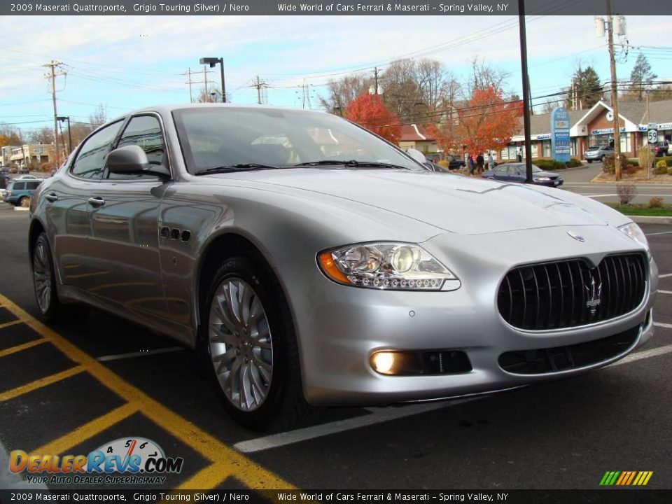 2009 Maserati Quattroporte Grigio Touring (Silver) / Nero Photo #3
